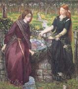 Dante Gabriel Rossetti Dante's Vision of Rachel and Leah (mk28) oil painting artist